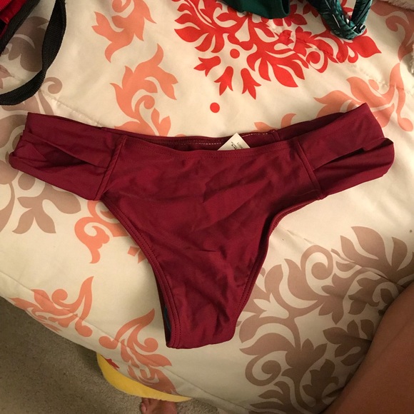 Zaful Other - Burgundy bikini bottoms!